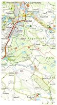 Mapa za: A. Kaleniewicz, Ziemiański Szlak Rowerowy 