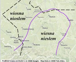 Oprac. A. Krawczyk-Wieczorek na podstawie: Urbańczyk 1968, mapa nr 5