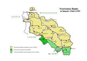 Terytorium Śląska w XVIII wieku
