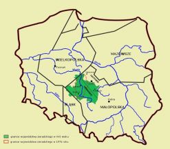 Sieradzkie - geografia regionu